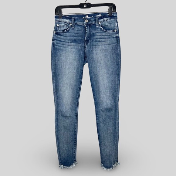 7 For All Mankind Denim - 7 For All Mankind Ankle Gwenevere Jeans